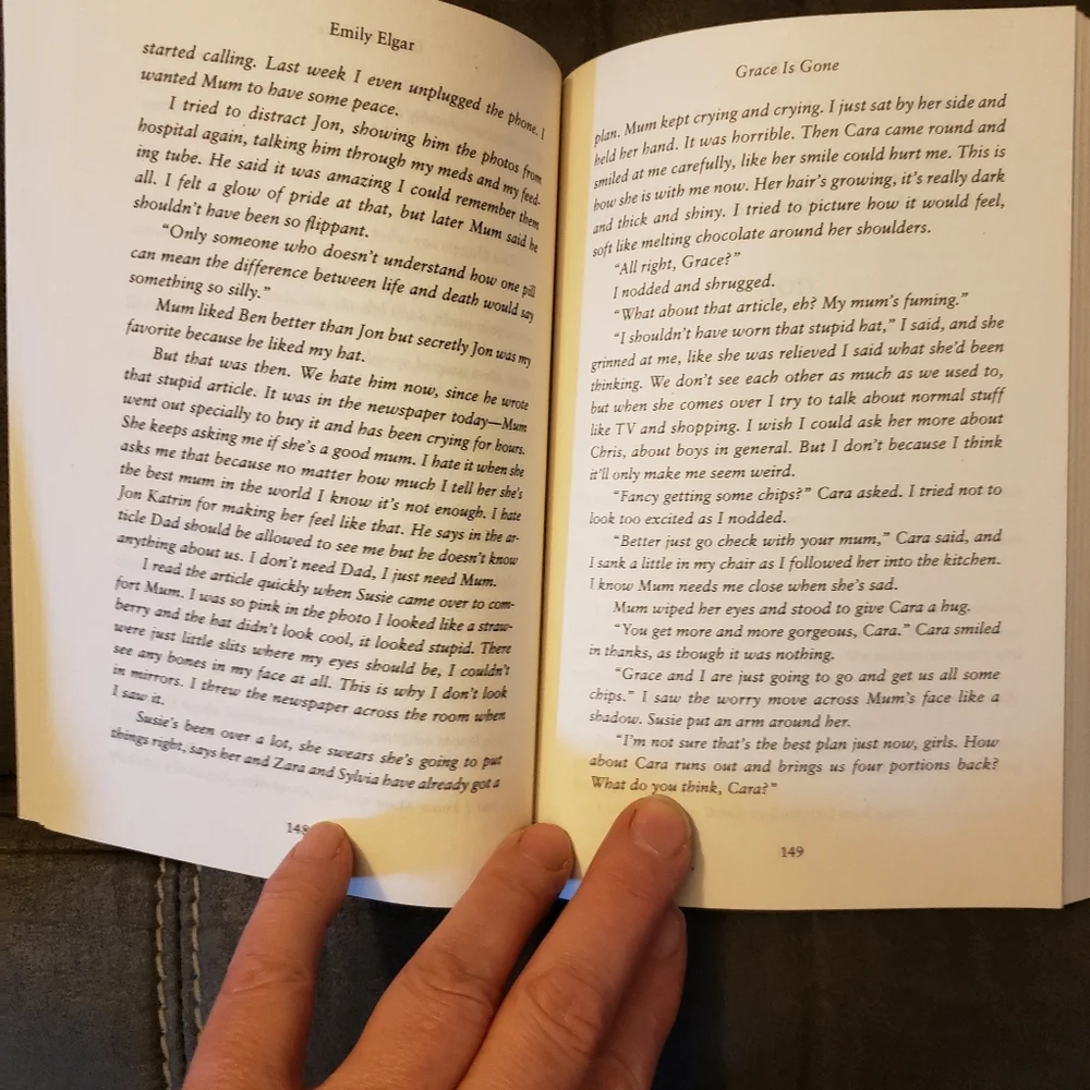 Grace is Gone by Emily Elgar‎ Paperback